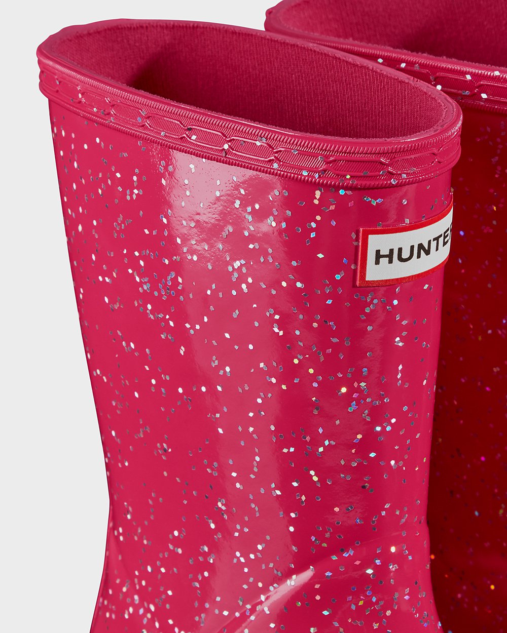 Regenlaarzen Kinderen - Hunter Original First Giant Glitter - Roze - 59SUVMIKJ